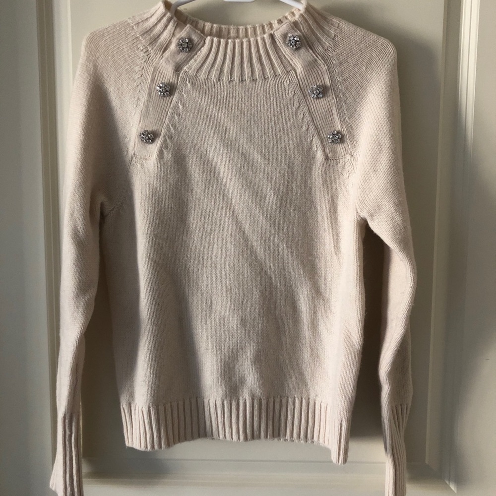 NWT J.Crew embellished sweater